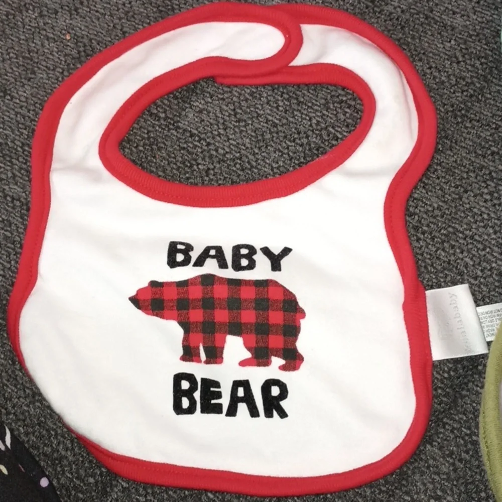 3 piece baby bibs bundle